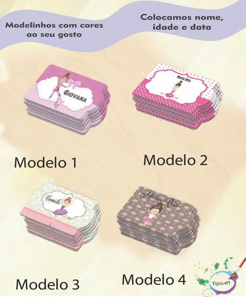 Tag Especial(sem Cordão)-bailarina