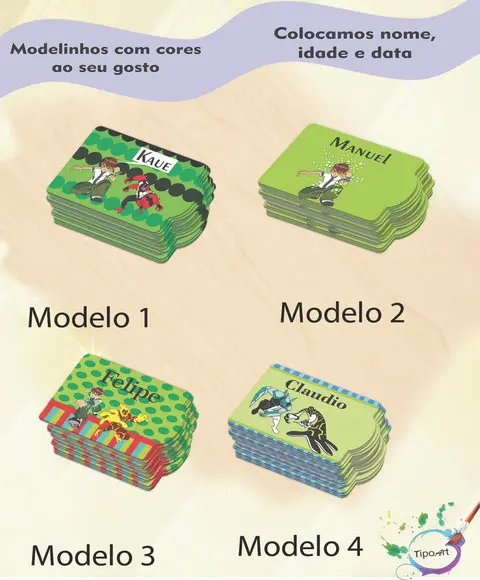Tag Especial(sem Cordão)-ben 10