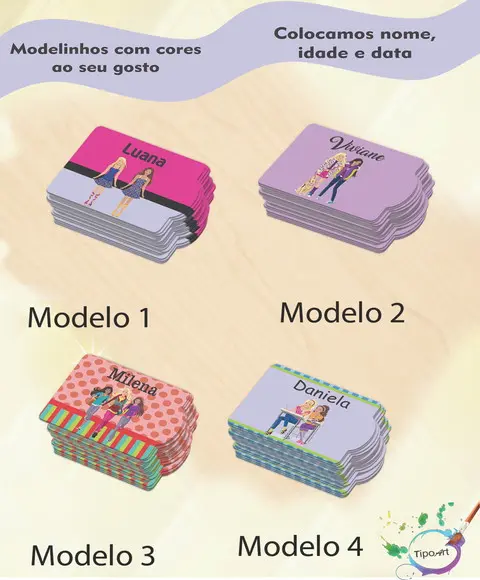 Tag Especial(sem Cordão)-barbie