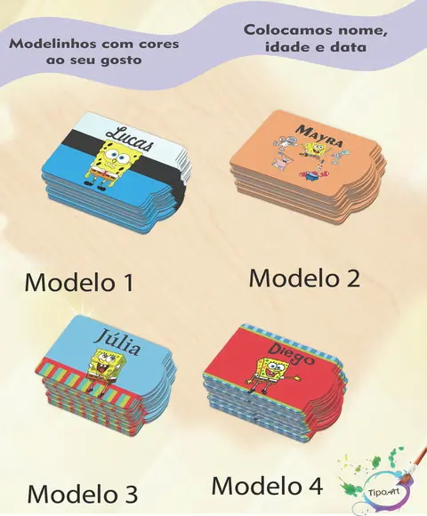 Tag Especial(sem Cordão)-bob Esponja