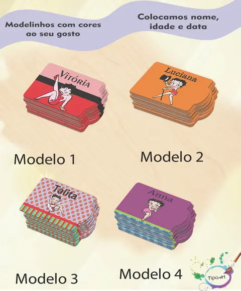 Tag Especial(sem Cordão)-betty Boop