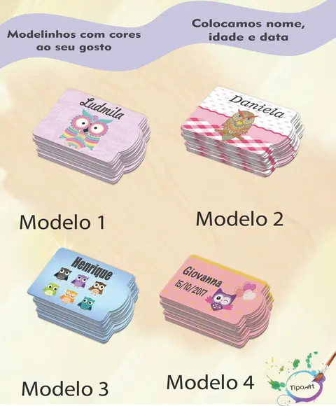 Tag Especial(sem Cordão)-coruja