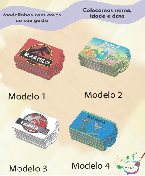 Tag Especial(sem Cordão)-dinossauros