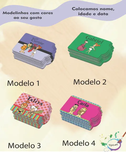 Tag Especial(sem Cordão)-fred Flintstone