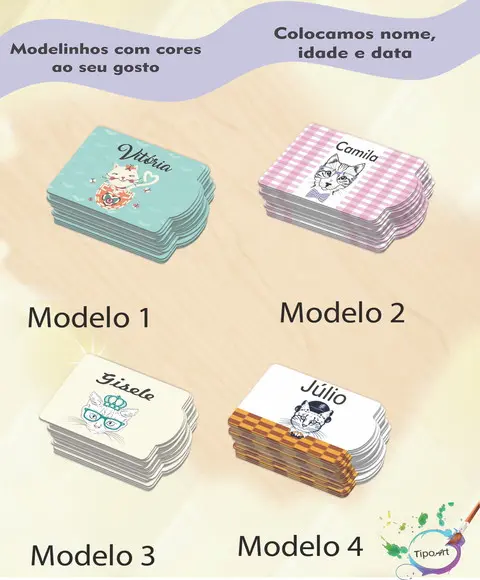 Tag Especial(sem Cordão)-gatinho