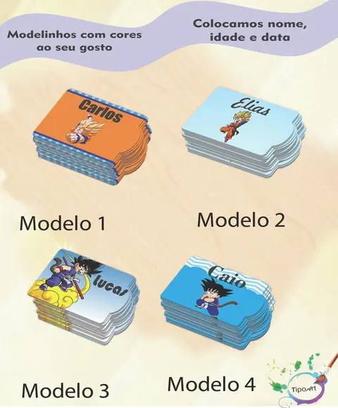 Tag Especial(sem Cordão)-goku