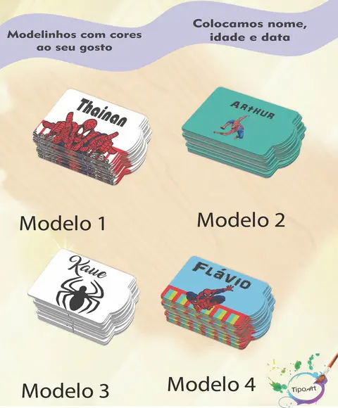 Tag Especial(sem Cordão)-homem Aranha
