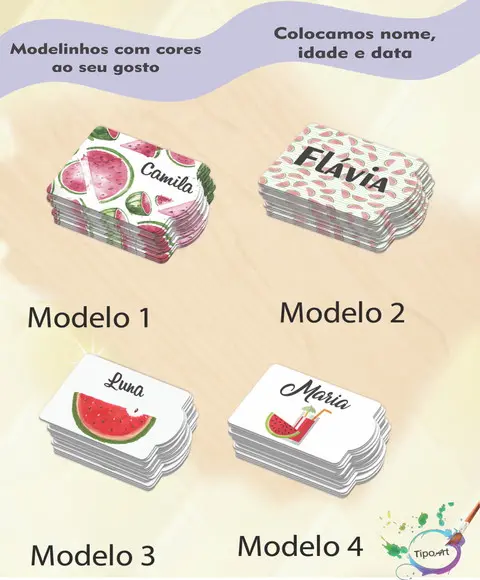 Tag Especial(sem Cordão)-melancia