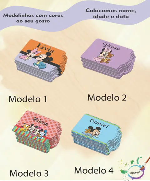 Tag Especial(sem Cordão)-mickey Baby