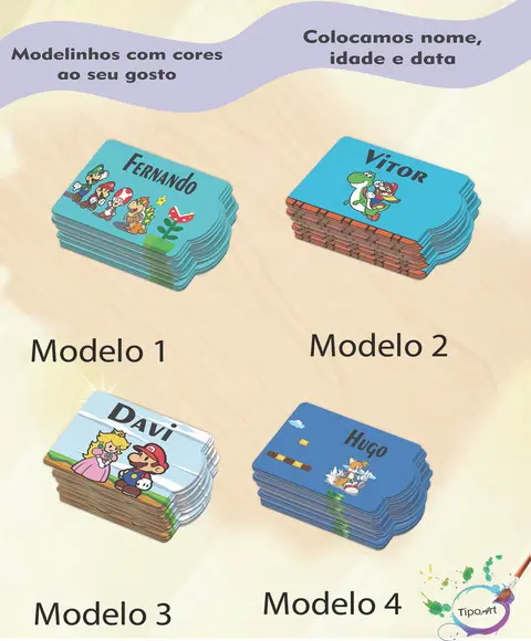 Tag Especial(sem Cordão)-mario Bros