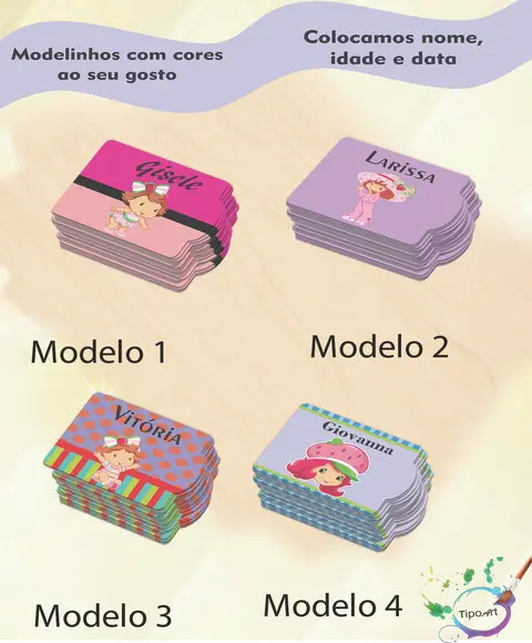 Tag Especial(sem Cordão)-moranguinho