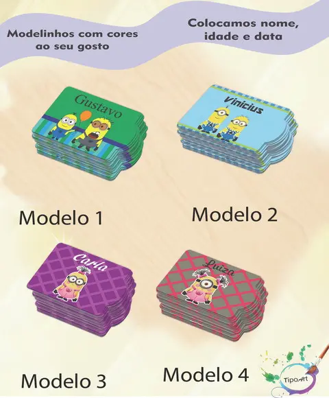 Tag Especial(sem Cordão)-minions