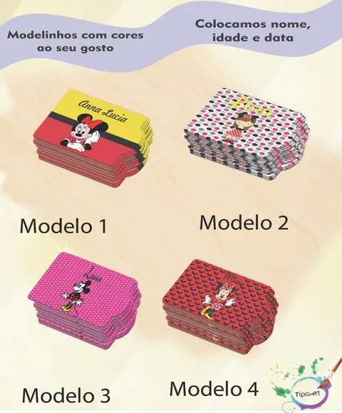 Tag Especial(sem Cordão)-minnie