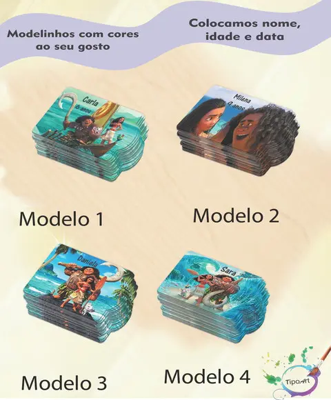 Tag Especial(sem Cordão)-moana e Mauí