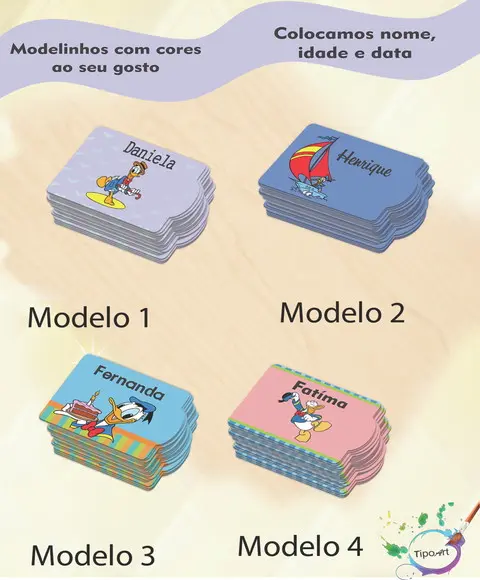 Tag Especial(sem Cordão)-pato Donald