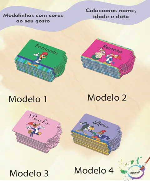 Tag Especial(sem Cordão)-pica Pau