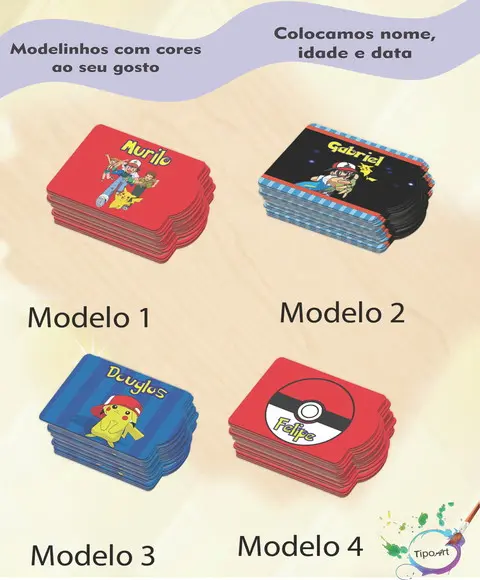 Tag Especial(sem Cordão)-pokemon
