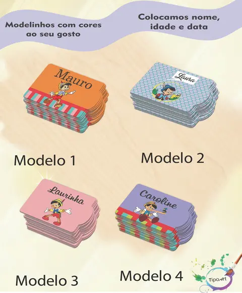 Tag Especial(sem Cordão)-pinoquio