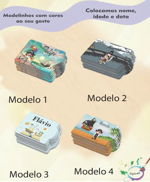 Tag Especial(sem Cordão)-pirata