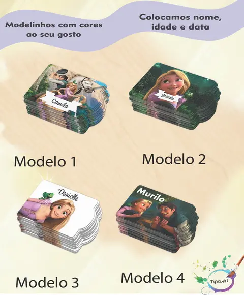 Tag Especial(sem Cordão)-rapunzel