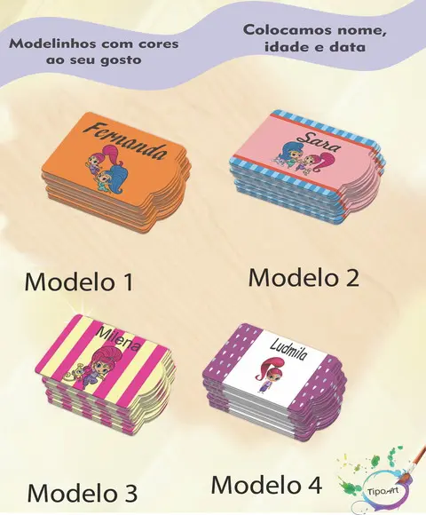 Tag Especial(sem Cordão)-shimmer Shine
