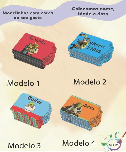 Tag Especial(sem Cordão)-shrek