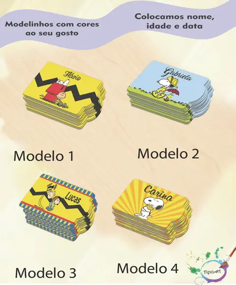 Tag Especial(sem Cordão)-snoopy