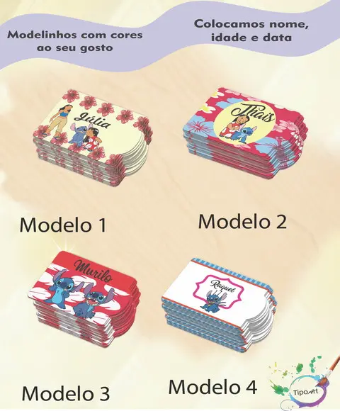 Tag Especial(sem Cordão)-stitch e Lilo