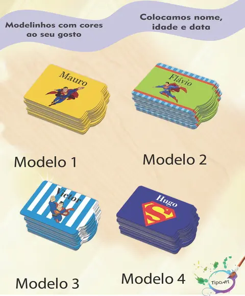 Tag Especial(sem Cordão)-super Homem
