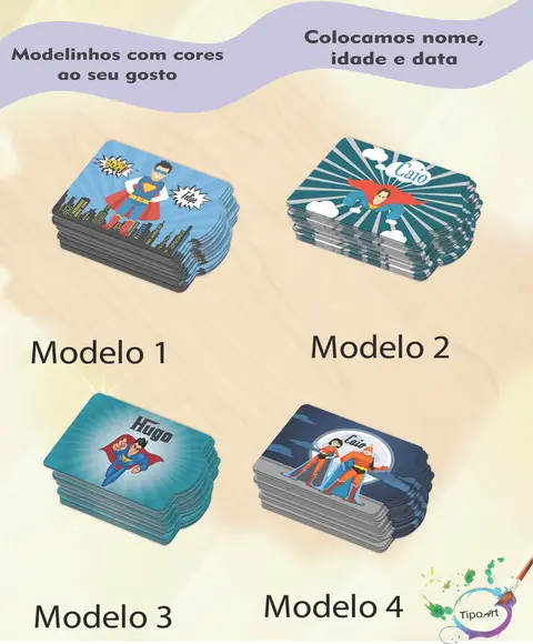 Tag Especial(sem Cordão)-super Heroi