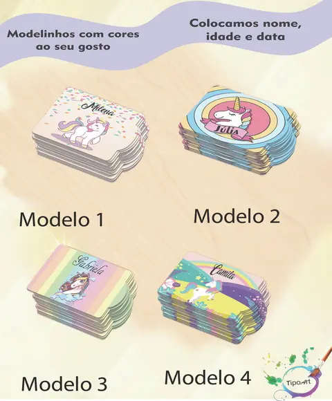 Tag Especial(sem Cordão)-unicórnio