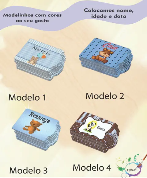 Tag Especial(sem Cordão)-ursinho