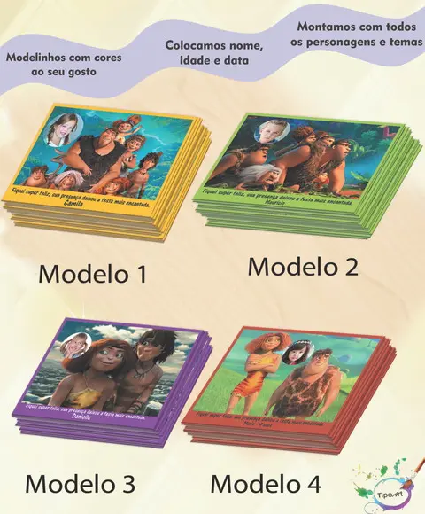 Tag Frente -os Croods 7x5
