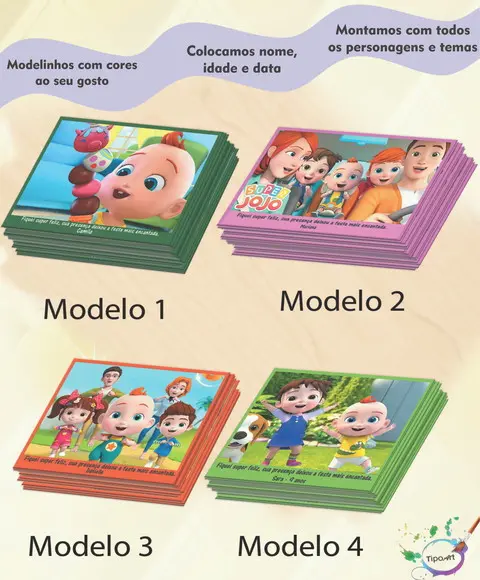 Tag Frente -super Jojo 7x5