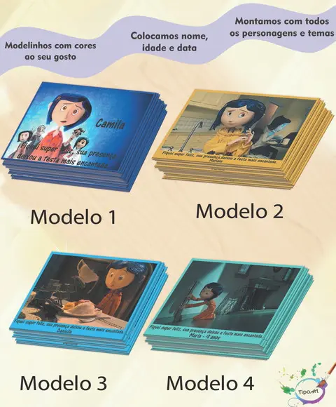 Tag Frente 7x5-caroline e o Mundo Secreto