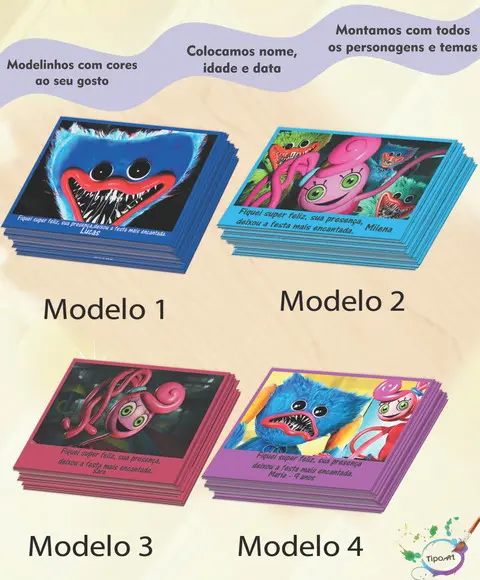 Tag Frente 7x5-poppy Play Time