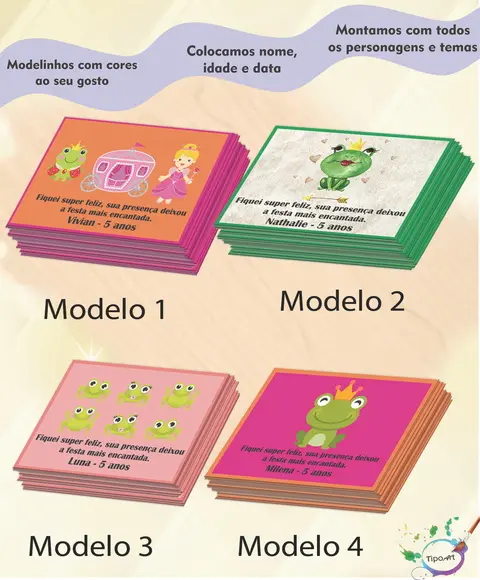 Tag Frente Sapinho- 7x5