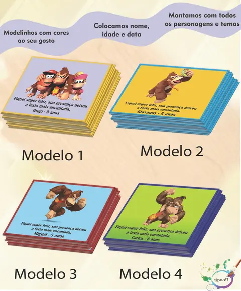 Tag Frente-donkey Kong-7x5