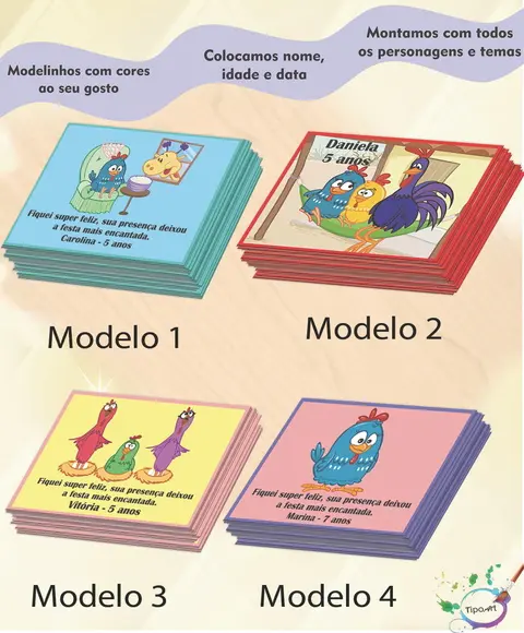 Tag Frente-galinha Pintadinha-7x5