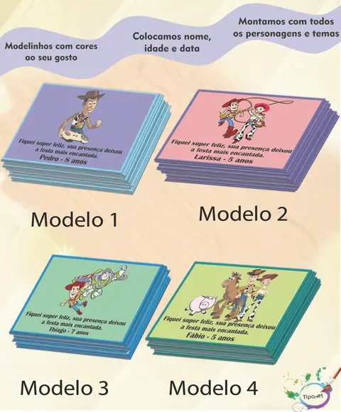 Tag Frente-toy Story 7x5