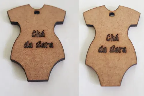 Tag mdf 3mm-corte e Gravação a Laser