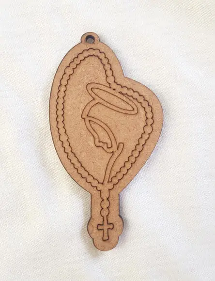 Tag mdf 3mm-corte e Gravação a Laser