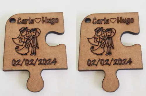 Tag mdf 3mm-corte e Gravação a Laser