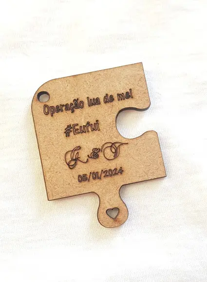 Tag mdf 3mm-corte e Gravação a Laser