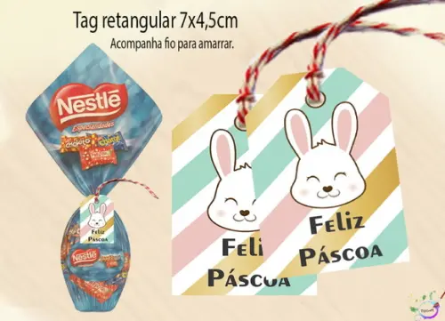 Tag para Ovo de Páscoa
