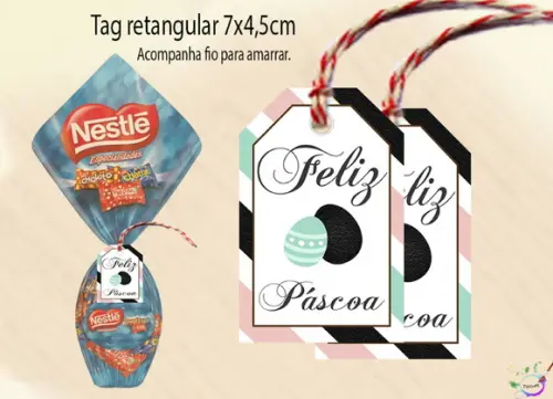 Tag para Ovo de Páscoa