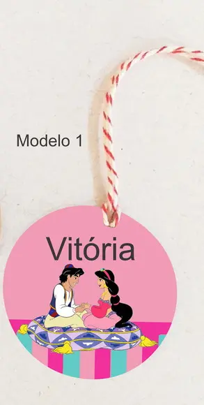 Tag Redonda (com Cordão)-aladim