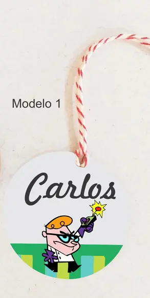 Tag Redonda (com Cordão)-dexter