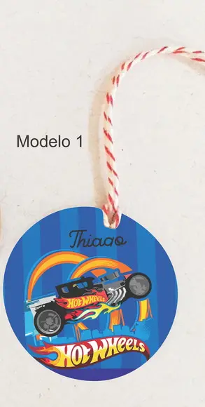Tag Redonda (com Cordão)-hot Whells