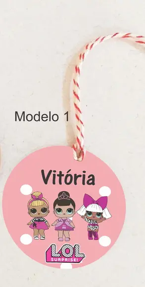 Tag Redonda (com Cordão)-lol